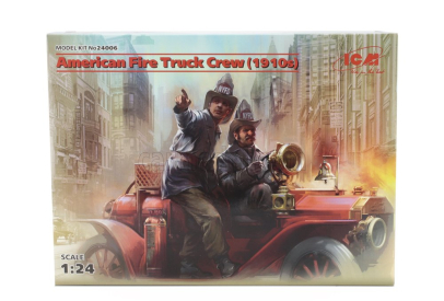 Icm-model Figures American Fire Truck Crew - Vigili Del Fuoco 1:24 /