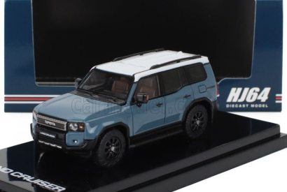 Ignition-model Toyota Land Cruiser 250 Zx First Edition 2024 1:64 Modrá Bílá