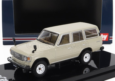 Ignition-model Toyota Land Cruiser J60 Gx 1981 1:64 Cream
