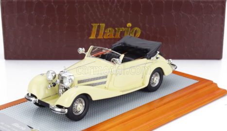 Ilario-model Mercedes benz 540k Sn154084 Sindelfingen Cabriolet A Open 1936 1:43 Žlutá