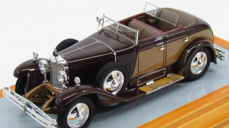 Ilario-model Mercedes benz 630k Spider Saoutchik Torpedo Transformable 1928 1:43 2 Tóny Hnědé