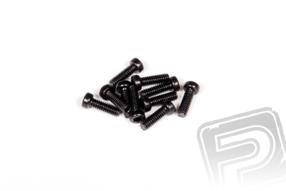 Imbus šroub s válcovitou hlavou M2x6mm (černé, 10 ks.)