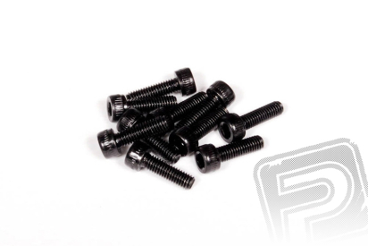 Imbus šroub s válcovitou hlavou M3x10mm (černé, 10 ks.)
