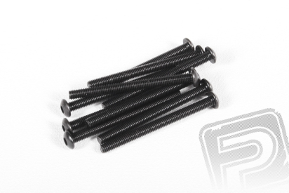 Imbusové šrouby s půlkulatou hlavou 3x35mm (10 ks.)