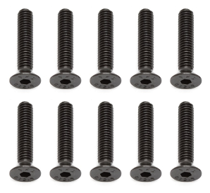 Imbusové šrouby s zápustnou hlavou M4x20 mm FHCS, 10 ks.