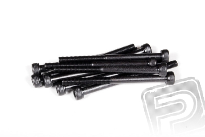 Imbusové šrouby z válcovou hlavou M3x40mm černé (10 ks.)