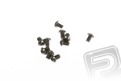 Imbusový šroub s půlkulatou hlavou 2.6x4mm (10 ks.)