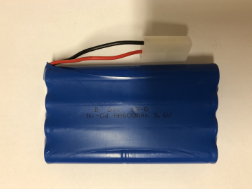 Akumulátor 9,6V 600 mAh NiCd