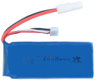 Akumulátor 2500mAh 7,4V Li-Pol