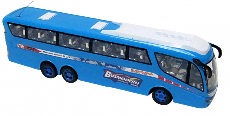 RC autobus, modrý