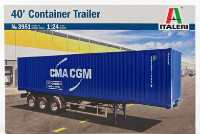 Italeri Accessories Trailer For Truck - Rimorchio Trasporto Container 1:24 /