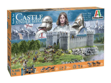 Italeri diorama - 100 Years WAR Castle under siege (1:72)