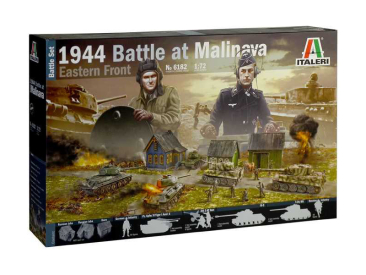Italeri diorama - bitva u Malinavy 1944 (1:72)