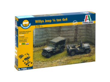 Italeri Easy Kit - 1/4 Ton 4x4 TRUCK (1:72)