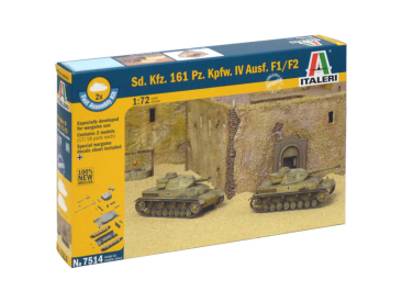 Italeri Easy Kit - Sd.Kfz.161 Pz.Kpfw.IV Ausf. F1/F2 (1:72)