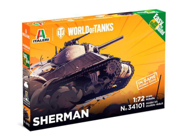 Italeri Easy Kit World of Tanks - Sherman (1:72)