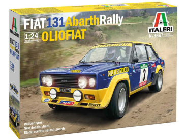 Italeri Fiat 131 Abarth Rally Olio Fiat (1:24)