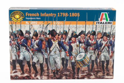 Italeri Figures French Infantry - Military - 1798 - 1805 1:72 /