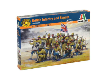 Italeri figurky - Britská pěchota a Sepoys (1:72)