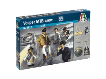 Italeri figurky - posádka Vosper MTB (1:35)