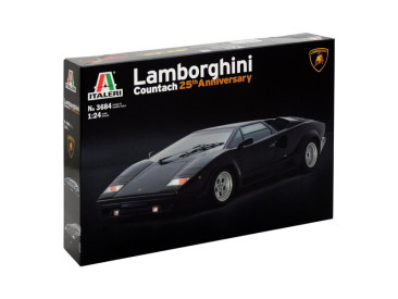 Italeri Lamborghini Countach 25. výročí (1:24)