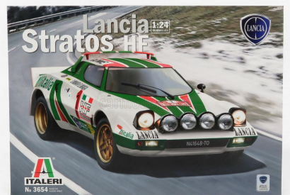 Italeri Lancia Stratos Hf Alitalia N 1 Winner Rally Montecarlo 1977 1:24