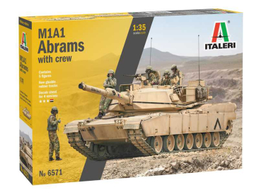 Italeri M1A2 Abrams s posádkou (1:35)
