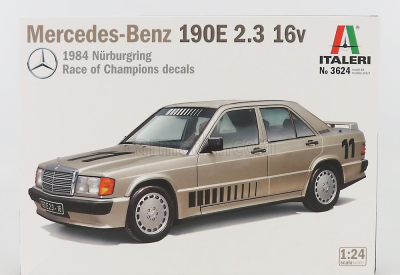 Italeri Mercedes benz 190e 2.3 16v (w201) N 11 1:24