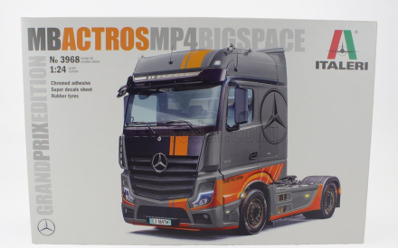 Italeri Mercedes benz Actros 1845 Mp4 Bigspace Tractor Truck Grand Prix Edition 2-assi 2020 1:24 /