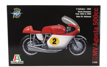 Italeri Mv agusta 500 N 2 World Champion 1962 - 1963 - 1965 - 1965 M.hailwood 1:9 /