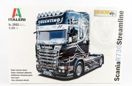 Italeri Scania R730 Tractor Truck Streamline 2-assi 2011 1:24 /