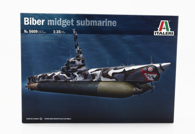 Italeri Submarines Sommergibile Biber Midget Military 1945 1:35 /