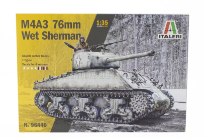 Italeri Tank M4a3 Wet Sherman Miltary 1945 1:35 /