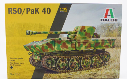 Italeri Tank Rso Pak40 Military 1945 1:35 /