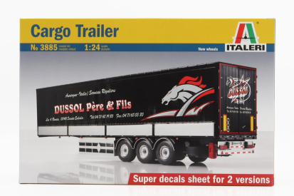 Italeri Trailer Trailer For Truck - Rimorchio Telonato 1:24 /