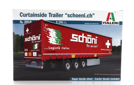 Italeri Trailer Trailer For Truck - Rimorchio Telonato - Choeni.ch Transports 1:24 /