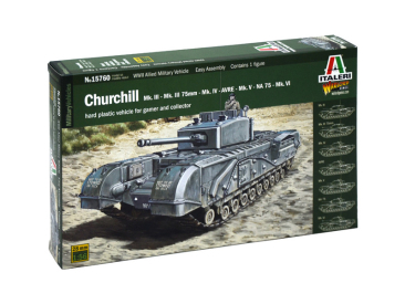 Italeri Wargames - Churchill Mk.III / IV / AVRE / NA75 (1:56)