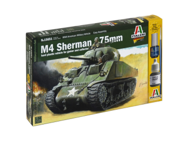 Italeri Wargames - M4 Sherman 75mm (1:56)
