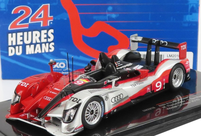 Ixo-models Audi R15 Tdi Plus 5.5l Turbo V10 Diesel Team Audi Sport North America N 9 Winner 24h Le Mans 2010 Romain Dumas - Timo Bernhard - Mike Rockenfeller 1:43 Červená Černá Stříbrná
