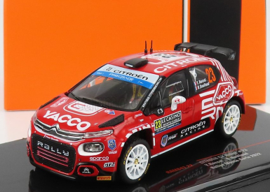 Ixo-models Citroen C3 Rally2 N 23 Rally Montecarlo 2022 1:43, červená