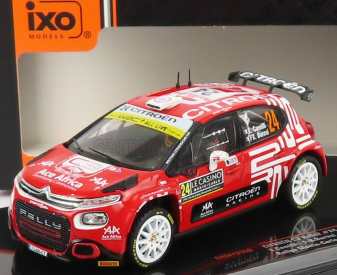 Ixo-models Citroen C3 Rally2 N 24 Rally Montecarlo 2021 1:43, červená