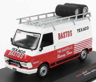Ixo-models Fiat 242 Van Team Tre Gazzelle Bastos Texaco Rally Assistance 1984 1:43 Bílá Červená