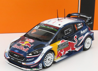 Ixo-models Ford england Fiesta Wrc Red Bull N 1 Winner Rally Montecarlo 2018 1:24