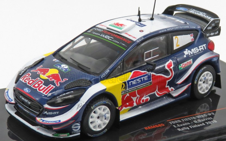 Ixo-models Ford england Fiesta Wrc Red Bull N 2 Rally Finland 2018 1:43