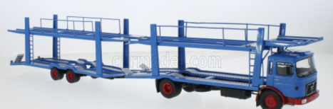 Ixo-models MAN 19.320 Truck Car Transporter 1970 1:43 Modrá Červená