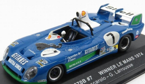 Ixo-models Matra simca Ms670b 3.0l V12 Team Matra Sport N 7 1:43, modrá