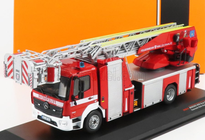 Ixo-models Mercedes benz Atego Dlk 23/12 Hasičský vůz Cestello 2018 1:43, červená
