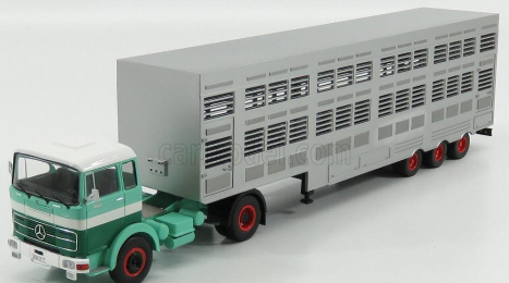 Ixo-models Mercedes benz Lps 1632 Přepravník zvířat 1970 1:43