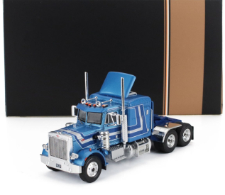 Ixo-models Peterbilt 359 Tractor Truck 3-assi 1973 1:64 Blue