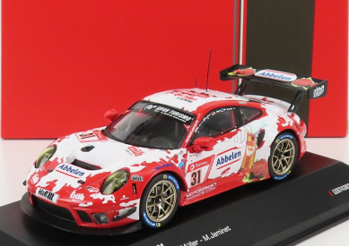 Ixo-models Porsche 911 991-2 Gt3 R Team Frikadelli Racing N 31 1:43, červenobílá